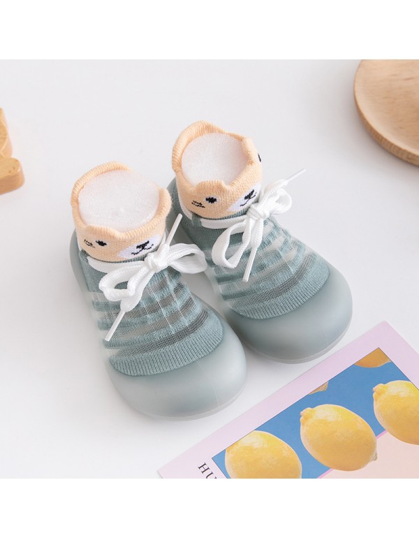 Summer children's shoes and socks toddler shoes floor socks infant shoes mesh breathable baby socks shoes baby socks 