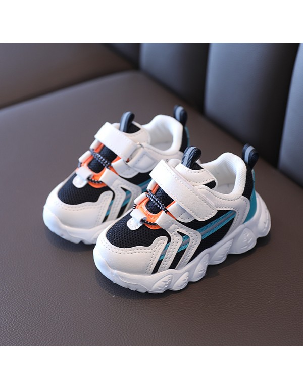 Children's shoes spring new children's sports shoes boys' baby breathable mesh shoes Korean girls' dad shoes