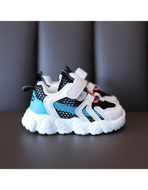 Children's sports shoes new summer boys' breathable single mesh shoes girls' baby shoes ultra light running shoes wholesale
