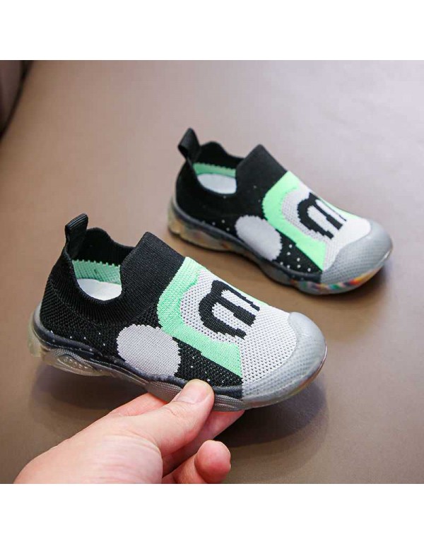 Girls' mesh shoes summer spring summer children's mesh sports shoes boys' breathable shoes children's soft bottom kindergarten