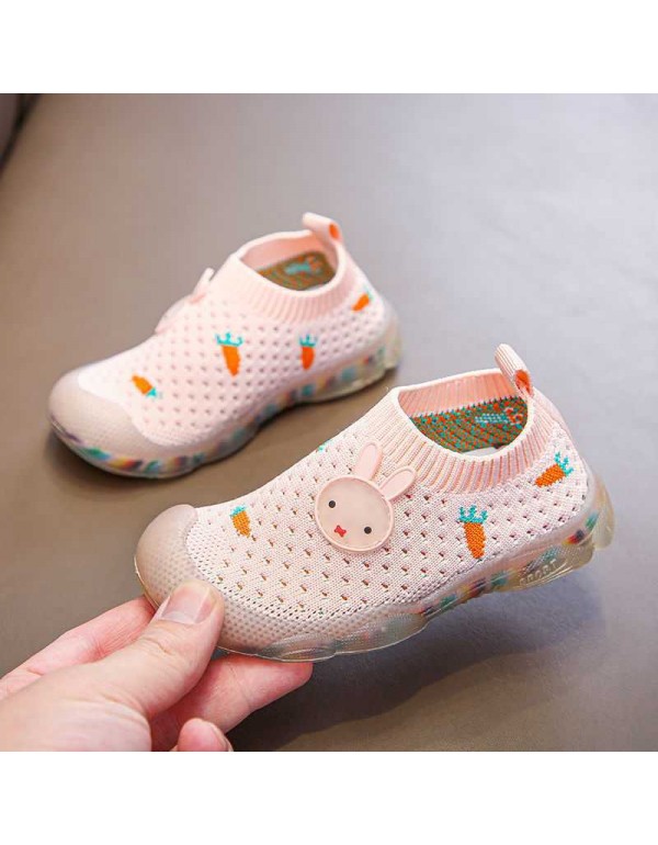 Girls' mesh shoes summer spring summer children's mesh sports shoes boys' breathable shoes children's soft bottom kindergarten