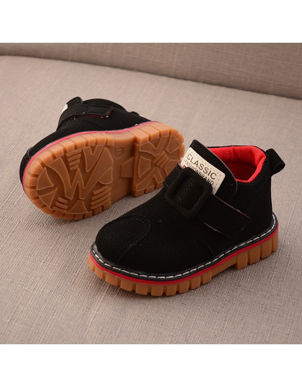 2020 autumn and winter new children's shoes boys' boots children's fashion Martin boots tide waterproof single boots Korean Short Boots