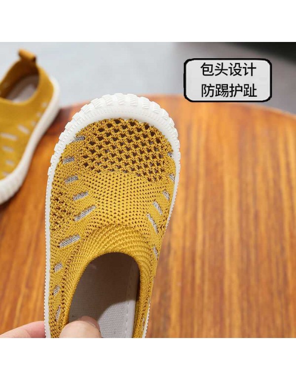 Girls' mesh shoes summer spring summer children's mesh sports shoes boys' breathable shoes children's soft bottom kindergarten