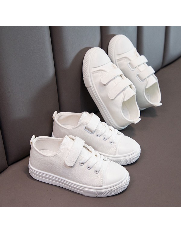 Small white shoes children's white cloth shoes kin...