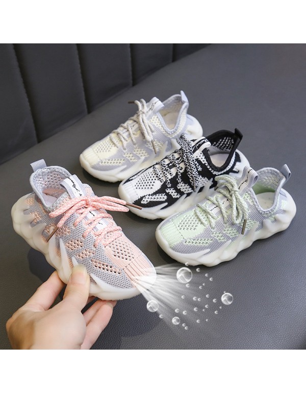 One piece of boys' shoes issued on behalf of 2022 new children's Coconut shoes breathable mesh small, medium and large children's sneakers