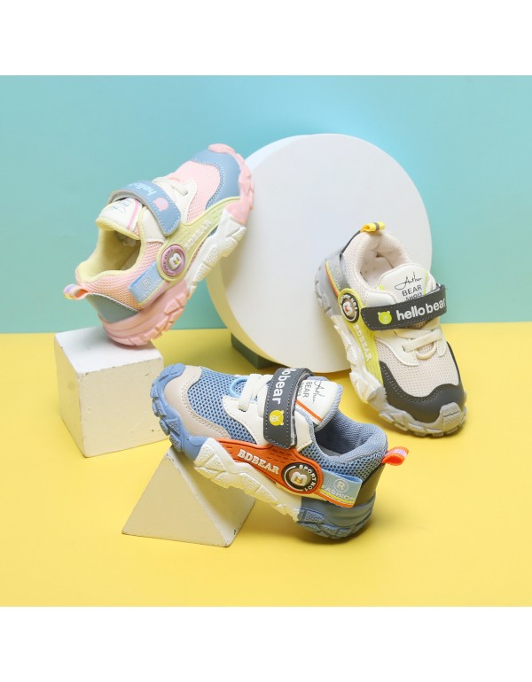 One hair substitute children's shoes spring and summer children's functional shoes men's and women's sports shoes baby shoes toddler shoes breathable mesh shoes