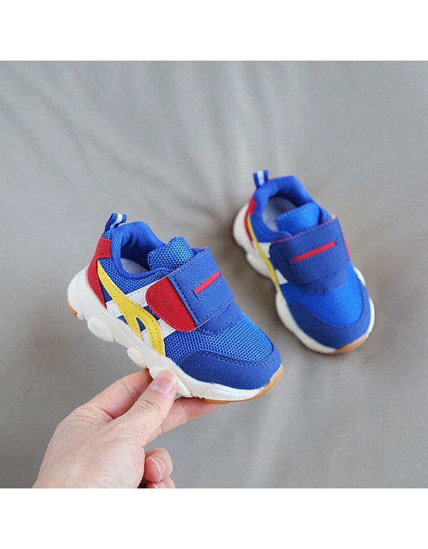 Baby functional shoes 2022 spring new children's sports shoes breathable men's and women's tennis shoes kindergarten shoes toddler shoes