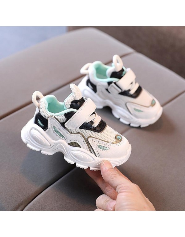 Children's shoes dad Toddler Children's shoes soft soled boys' shoes 1-6 years old one and a half girls' breathable mesh sports shoes