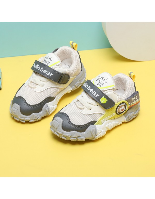 One hair substitute children's shoes spring and summer children's functional shoes men's and women's sports shoes baby shoes toddler shoes breathable mesh shoes