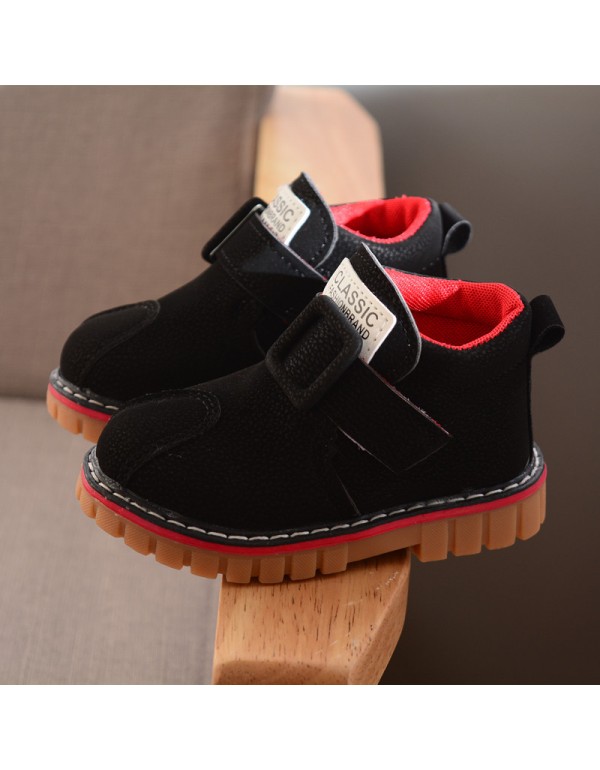 2020 autumn and winter new children's shoes boys' boots children's fashion Martin boots tide waterproof single boots Korean Short Boots